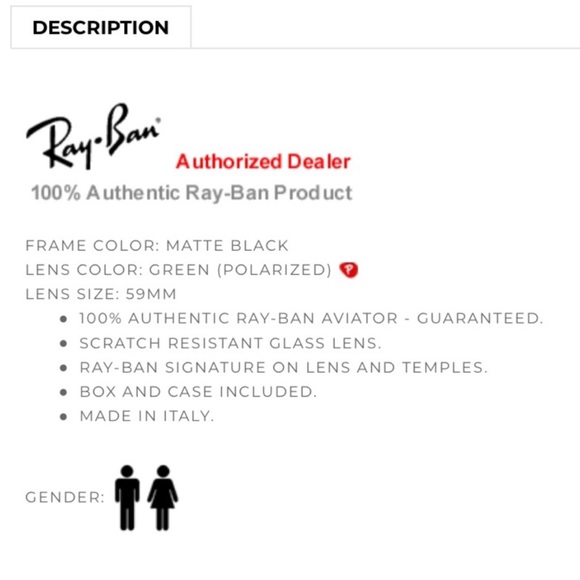 Ray-Ban POLARIZED LifeForce Aviators! main image 7